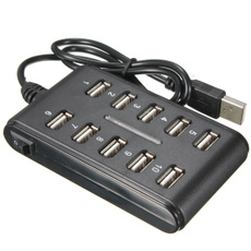 usbhubchargerwithpowerledlight, usb, PC, doublerow