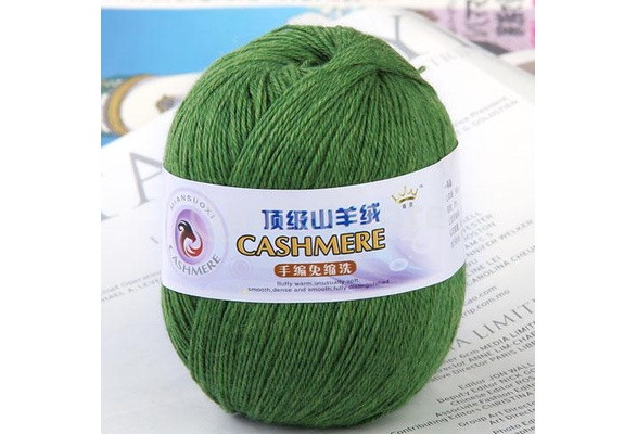 1 Skein Ball Cashmere Knitting Weaving Wool Yarn