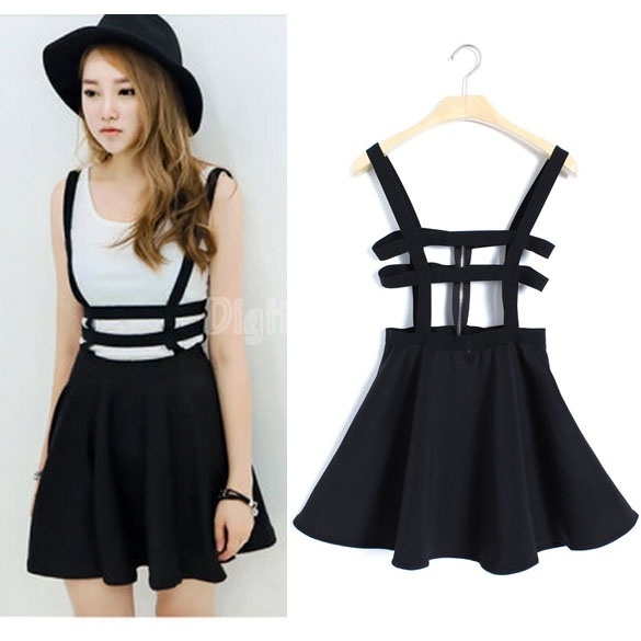 Suspender hot sale skater dress