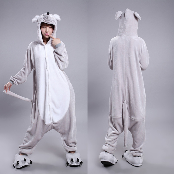 Rat Mice Mouse Costume not include slipper Onesie Kigurumi For Adult Women Men s Pajamas Halloween Christmas Party Cosplay Costume