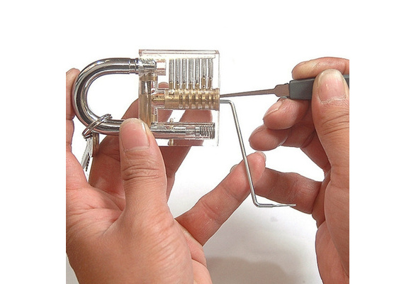 Visible See-Through Combination Padlock - CutAway Practice Version