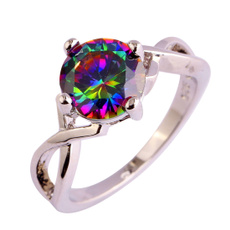 rainbow, Jewelry, Silver Ring, Silver Fashion Jewelry