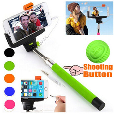 adjustableextendablehandheldmonopod, selfiestickmonopod, cablestickextendablehandheld, wiredaudiocabletakepole