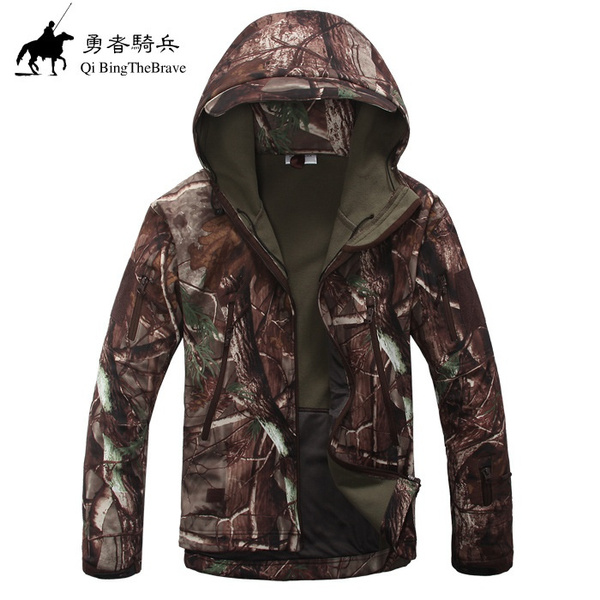 TAD Gear Tactical Softshell Camouflage Outdoors Jacket Set Men Army Sport  Waterproof Hoody Clothing Set Military Jacket