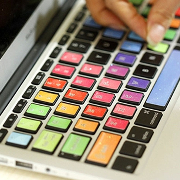 Laptop Keyboard Cute Cartoon Stickers, Computer Beauty Stickers 9 Styles |  Wish