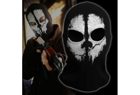 Ghost Mask Cod Ghosts, Cod Mw2 Ghost Face