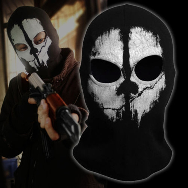 Ghost Mask Skull Full Face Mask MW2 Cosplay Costume Mask for Sport