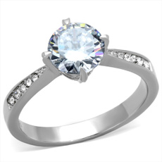 Steel, Engagement, Jewelry, Stainless