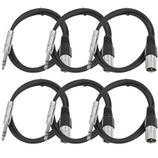 Cord, xlrtotr, length2feetforeachcable, Mic