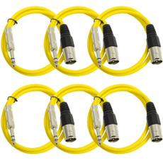 Cord, xlrtotr, Mic, Yellow