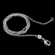 925 sterling silver necklace, Sterling, Chain Necklace, 925 sterling silver
