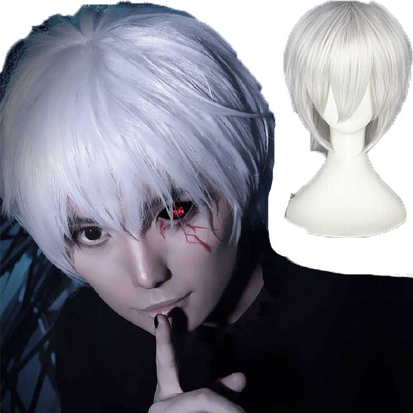 White shop kaneki wig