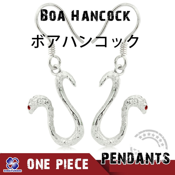 Anime One Piece Earrings Bh01 Boa Hancock Snake Earrings0 925 Sterling Silver Collection Wish