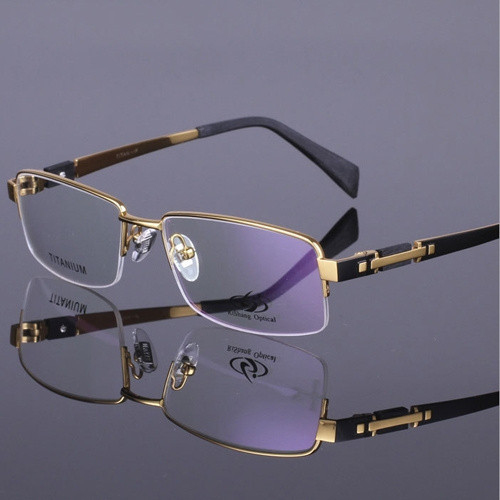 Mens titanium eyeglass sales frames