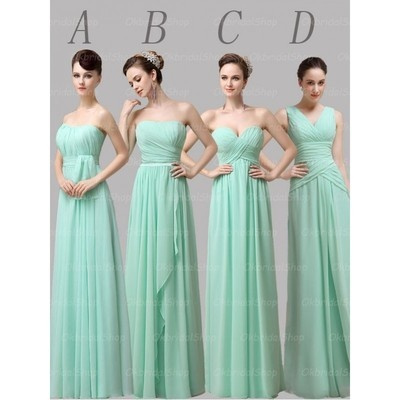 Light Mint Green Bridesmaid Dresses