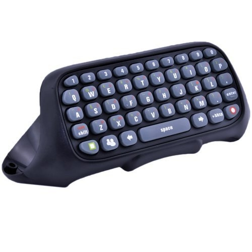 Black Wire/Wireless Controller Messenger Keyboard Game Chat Pad Chatpad