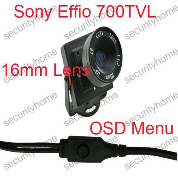 sony effio 700tvl camera with a 16mm lens