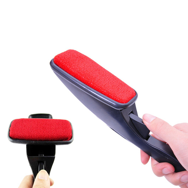 1 New Magic Lint Fluff Fabric Clothes Dust Brush Pet Hair Remover Cleaner  Swivel 