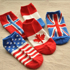 Hosiery & Socks, usflagsock, Cotton Socks, socksforgirl