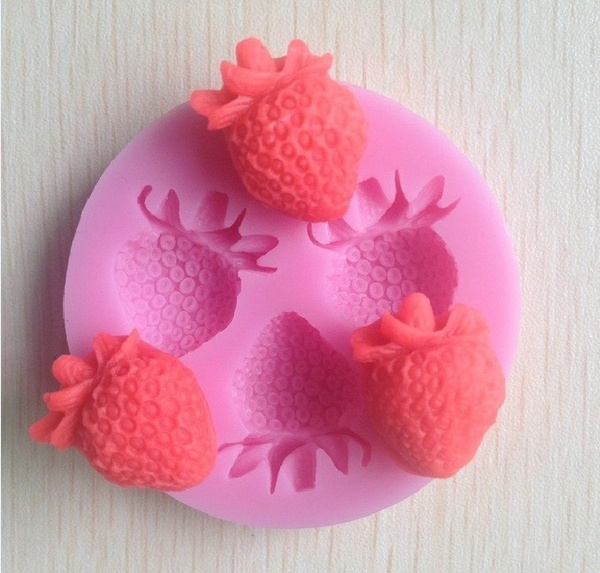 Strawberry Mold (Large) - Silicone Mold