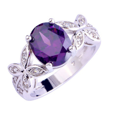 gemstone jewelry, Jewelry, Silver Ring, ovalcutring