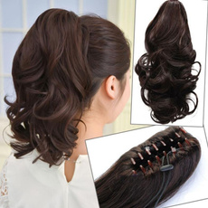 ponytailextension, hair, curlyponytail, clip in hair extensions