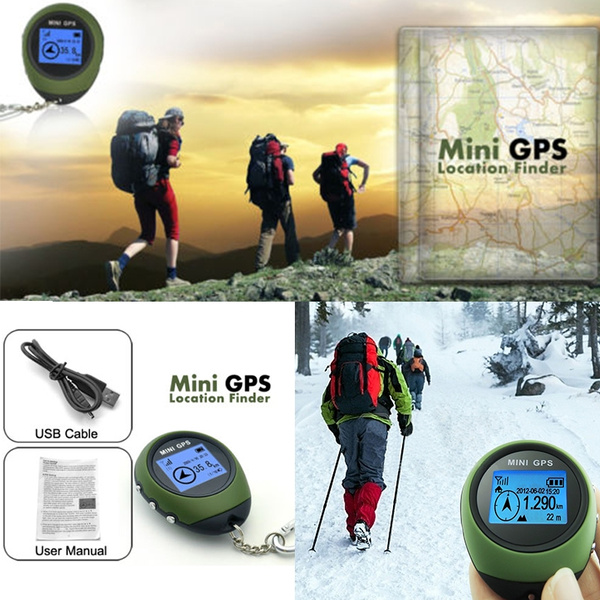 Keychain locator - Mini GPS navigator with 1,5 display - Navigation for  hiking