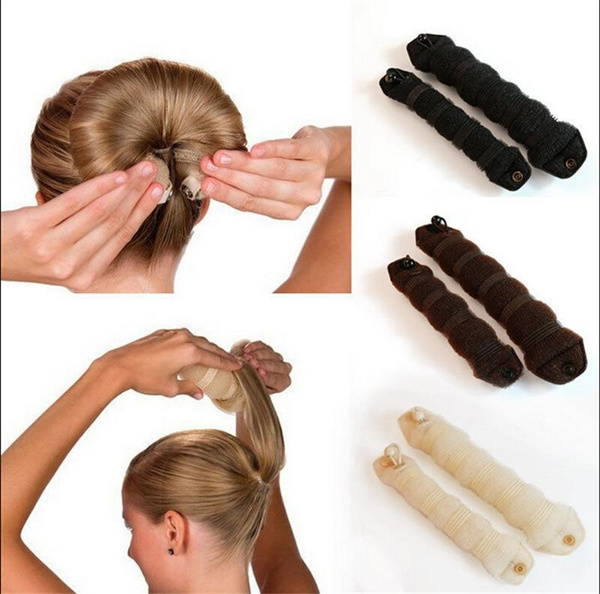2pcs Sponge Hair Styling Donut Bun Maker Magic Former Ring Shaper Styler Tool | Wish 2pcs Sponge Hair Styling Donut Bun Maker Magic Former Ring Shaper Styler Tool | Wish