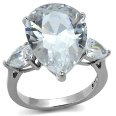 Steel, Engagement, Jewelry, Stainless Steel