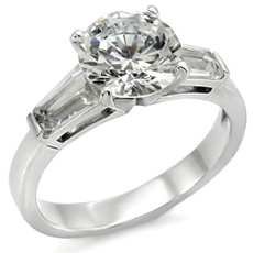 Steel, Engagement, Jewelry, Stainless