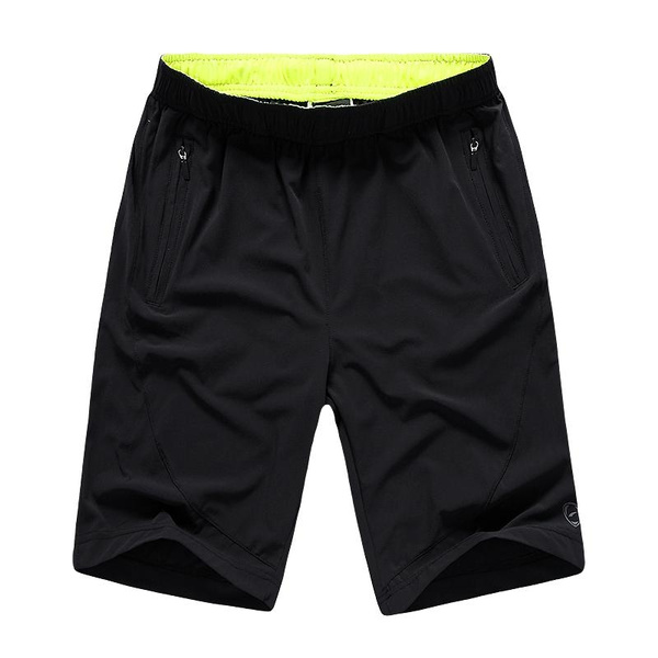NEW Mens Quick Dry Sport USA Tops Short Pants Black&Green-Yellow S M L ...