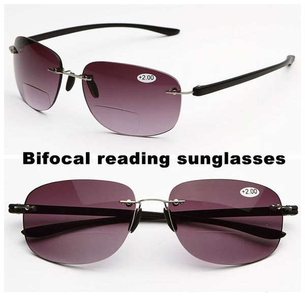 high-end portable Bifocal Progressive Reading Sunglasses men women