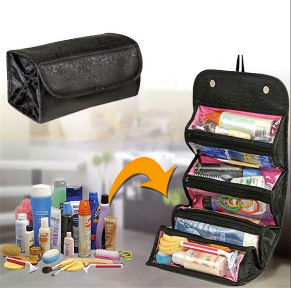 travel roll up makeup bag