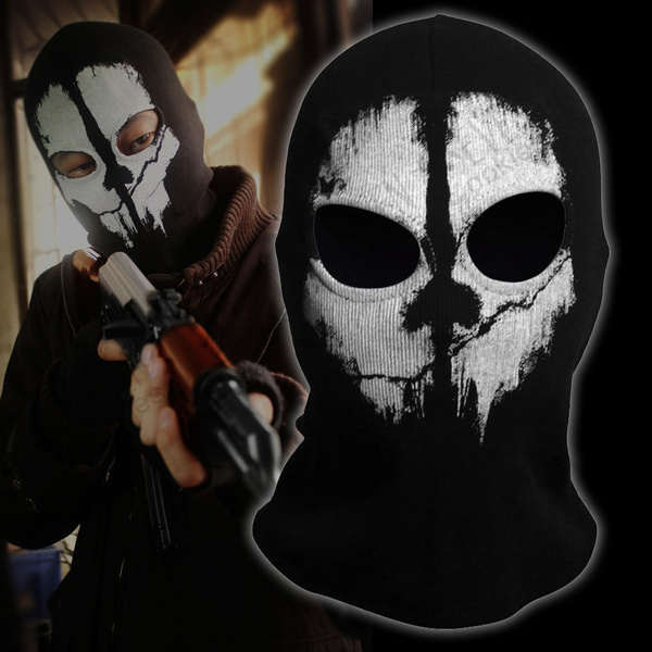 CALL OF DUTY HALLOWEEN GHOSTS SKULL HOOD FACE MASK COSPLAY