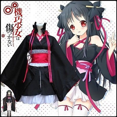 Machine-Doll wa Kizutsukanai Yaya Cosplay Kimono Costume