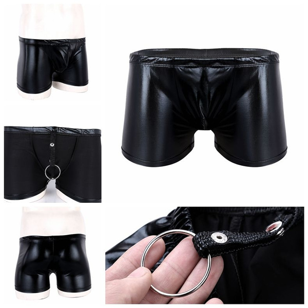 mens leather boxer shorts