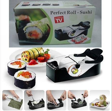Perfect Kitchen DIY Easy Roller Machine Roll Sushi Maker Happy Cooking  Tools