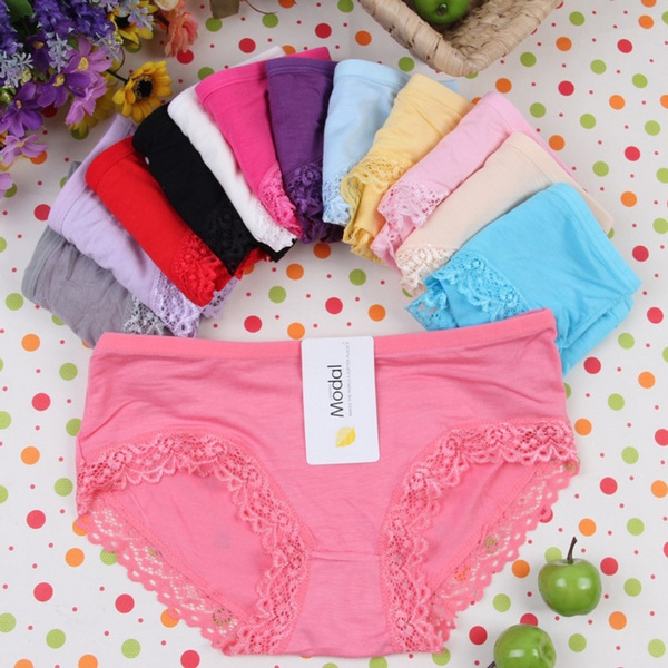 6pcs Lot Wholesale Women Body building Sexy Soft Lace Panties Lingerie  Underwear
