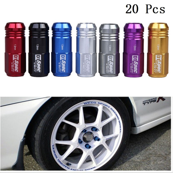 20pcs D1-Spec JDM Wheel Lug Nuts M12 x 1.5mm for Honda Civic Acura ...