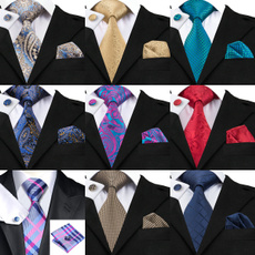 Cravat, tiehankerchiefcufflinksset, paisleytie, Cuff Links