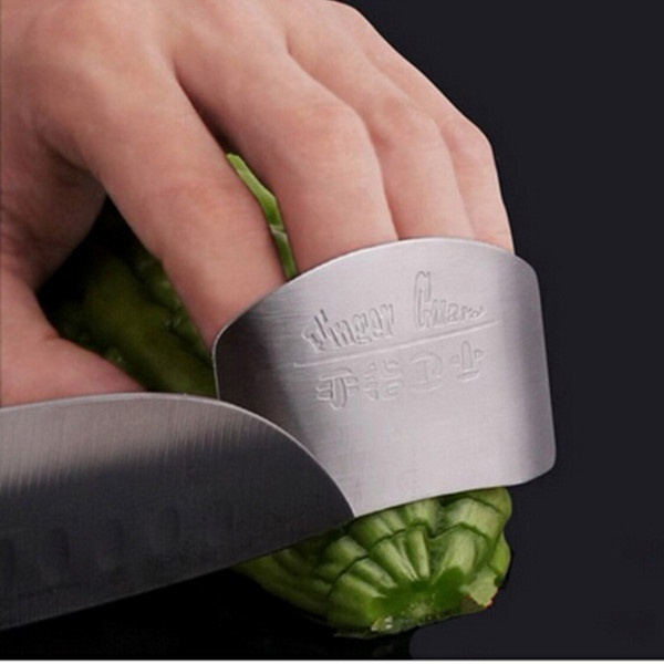 Kitchen Tool Accessories Stainless Steel Finger Guard Safety