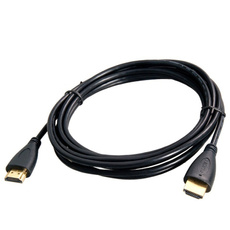 Plug, goldplated, 14", Cable