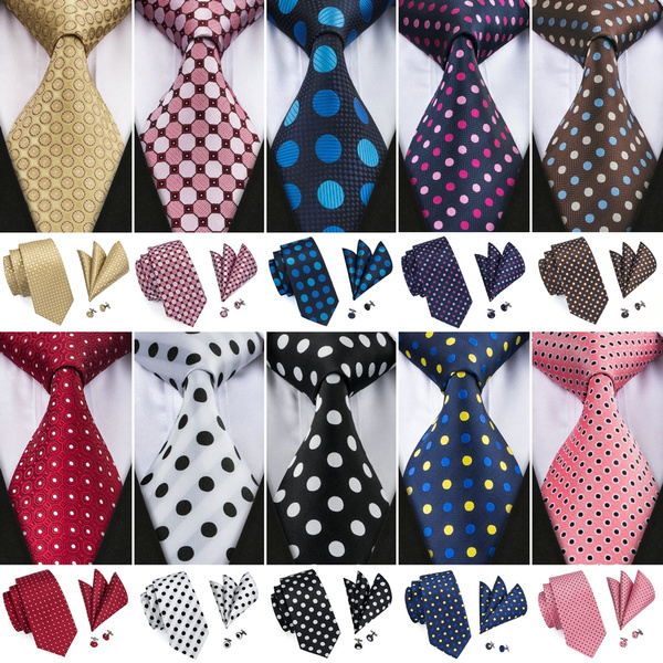 Men's Polka Dot Silk Tie