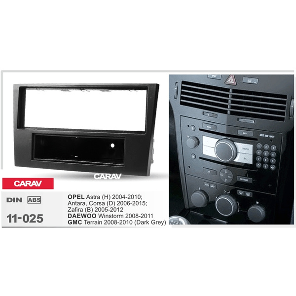 1 Din Radio Fascia for OPEL Astra H Corsa DAEWOO Winstorm GMC DVD Stereo Panel Dash Mount CARAV | Wish