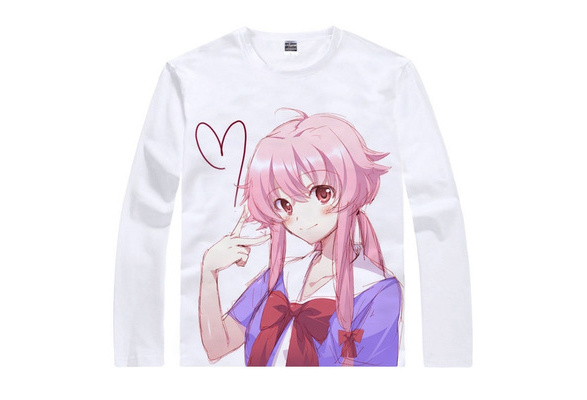 Camiseta Anime Mangá Mirai Nikki Camisa Blusa Unissex