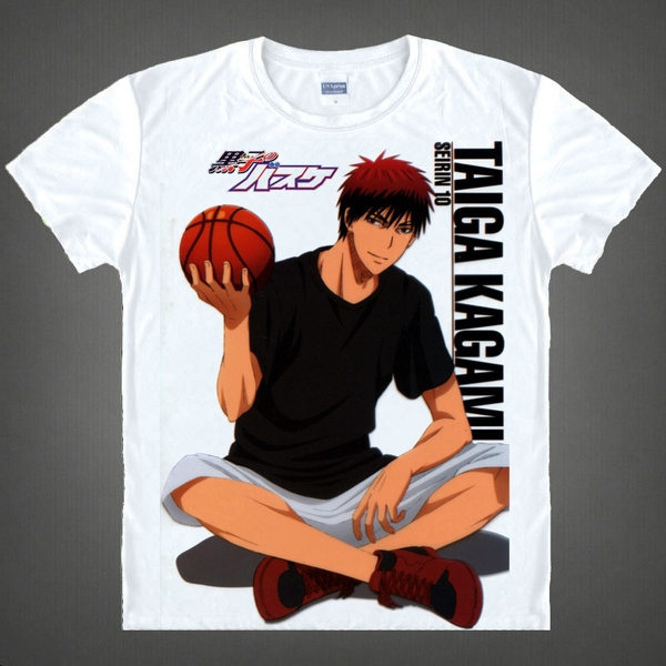 Kuroko No Basketball Kagami Taiga Style 4 T shirts Japanese Anime