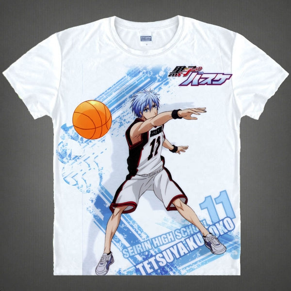 Kuroko No Basketball Kuroko Tetsuya Style 13 T shirts Japanese