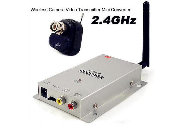 BNC wired exchange Wireless Camera video Transmitter mini converter  Kit(PAL European standard plug)