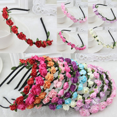 crownrosehairband, Bridesmaid, Style, Flowers