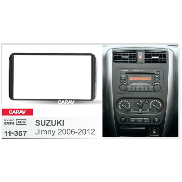 CARAV 11-357 Autoradio Radioblende für SUZUKI Jimny 2006-2012 Doppel-DIN NEU